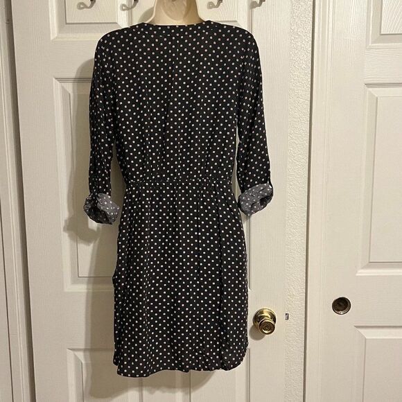 LOFT Outlet V-Neck Cinched Tie Waist W/Pockets Size XS - Picture 4 of 6